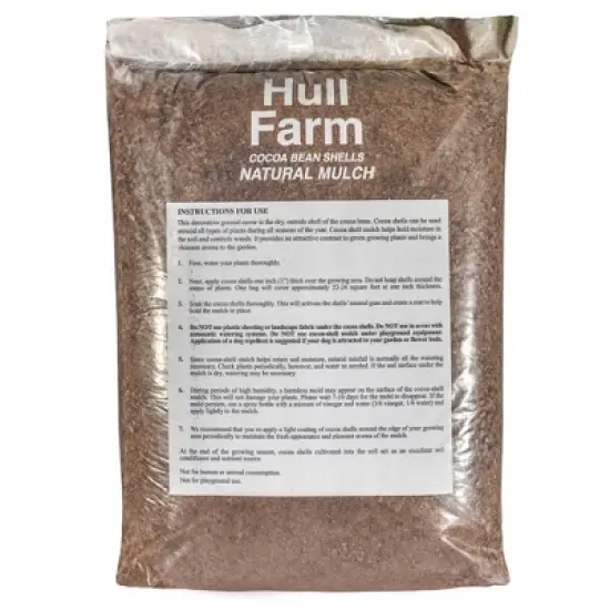 Hull Farm Cocoa Bean Shell Mulch, 2 Cubic Feet image {1}