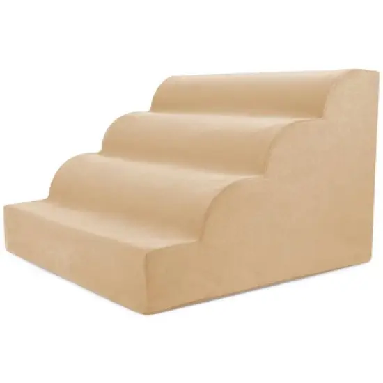 Precious Tails High Density Foam Scalloped Dog Ramp image {1}