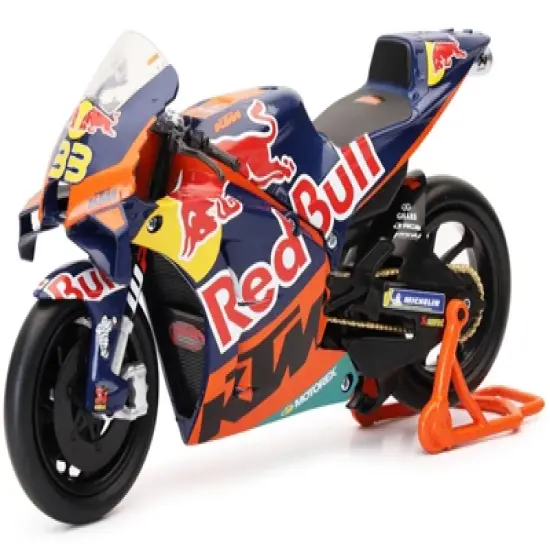 KTM RC16 Motorcycle #33 Brad Binder MotoGP "Red Bull KTM Factory Racing" 1/12 Diecast Model by New Ray image {1}