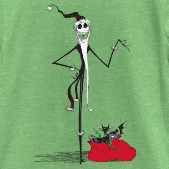 Girl's The Nightmare Before Christmas Christmas Sandy Claws T-Shirt image {1}