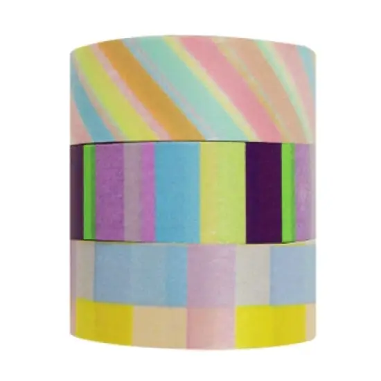 Wrapables Just For Fun Washi Masking Tape (Set of 3) image {1}