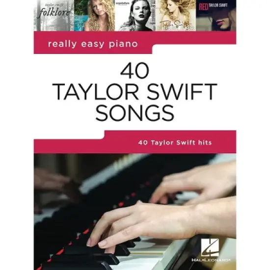 Hal Leonard 40 Taylor Swift Songs - Really Easy Piano Series Songbook image {1}