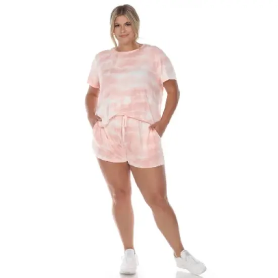 Plus Size 2 Piece Top & Shorts Lounge Set image {5}