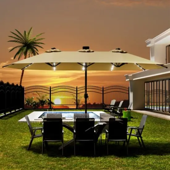 Syemin 15' Patio Umbrella image {8}