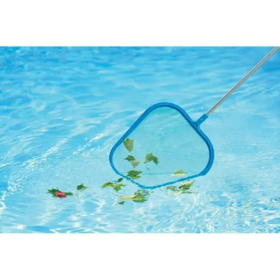 Poolmaster Swimming Pool Leaf Skimmer with 4" 2pc Pole - Essential Collection image {2}