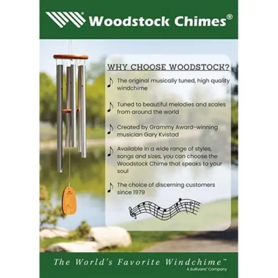 Woodstock Wind Chimes Signature Collection, Woodstock Equestrian Spirit Chime, 26'' Bronze Wind Chime ESC image {6}