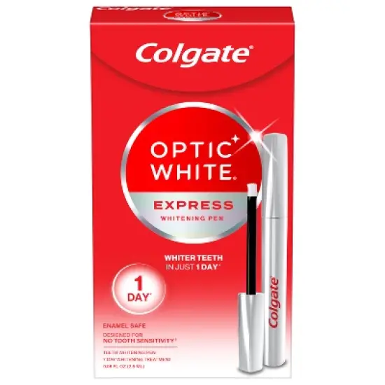 Colgate Optic White Express 7 Day Whitening Treatment Teeth Whitening Pen - 0.08 fl oz image {10}