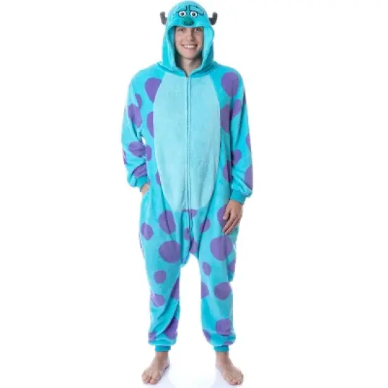Disney Monsters Inc Adult Sulley Kigurumi Costume Union Suit Pajama image {5}