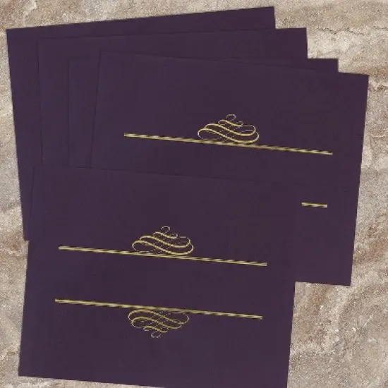 Masterpiece Studios Certificate Holders 9.375" x 12" Plum 5/Pack (903106) image {2}