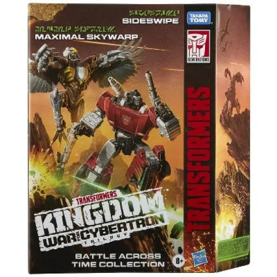 WFC-K42 Sideswipe and Maximal Skywarp Deluxe Class | Transformers Generations War for Cybertron Kingdom Chapter Action figures image {2}