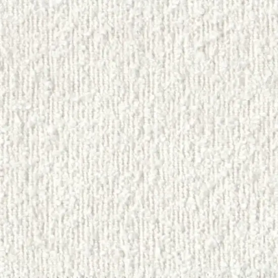 Upholstered Bench with Metal Base Cream Boucle - HomePop image {7}