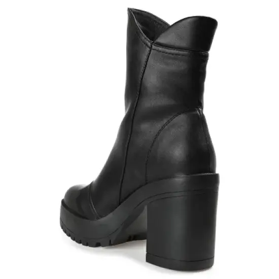 Journee Collection Womens Jaquie Round Toe Platform High Ankle Booties image {6}