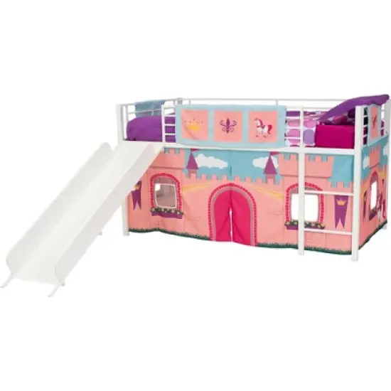 Princess Castle Curtain Set For Loft Bed Pink - Dorel Home Products image {2}
