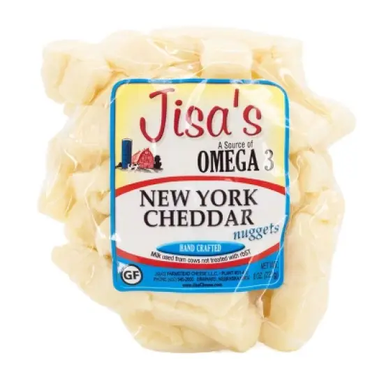 Jisa's Farmstead Cheese Nuggets 3 Piece Sampler | New York Cheddar, Dill, California Garlic Pepper image {5}