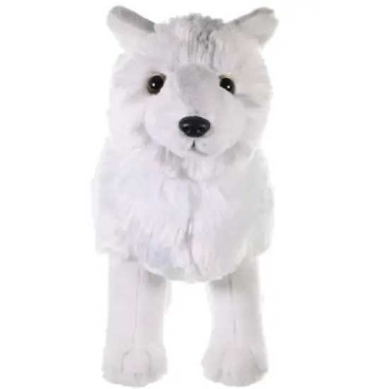 Wild Republic Cuddlekins Standing Arctic Wolf Stuffed Animal, 12 Inches image {1}