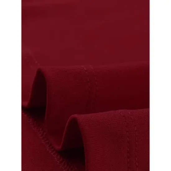 cheibear Womens Tie Back Casual V-Neck Maternity Short Sleeve Lounge Dress image {4}