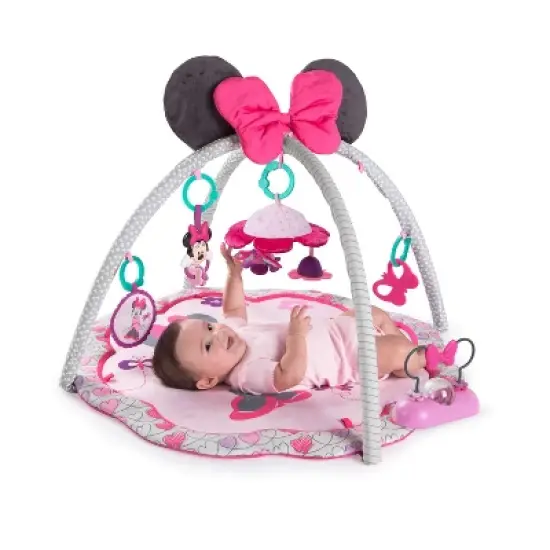 Disney Baby Bright Starts Minnie Mouse Garden of Fun Activity Center image {1}
