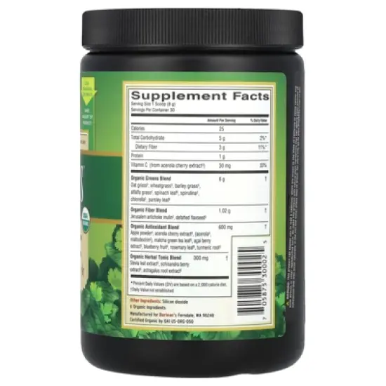 Barlean's Organic Greens&trade;, 8.47 oz (240 g) image {1}