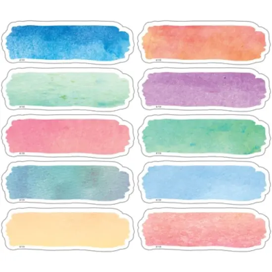 Teacher Created Resources&reg; Watercolor Labels Magnetic Accents image {1}