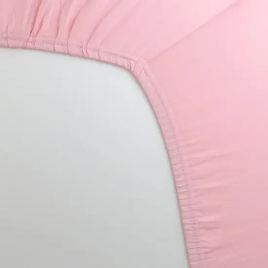 Honest Baby Organic Mini Crib Sheet - Pink image {2}