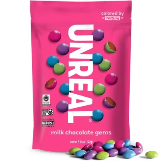 UNREAL Milk Chocolate Candy  Gems - 5oz image {6}