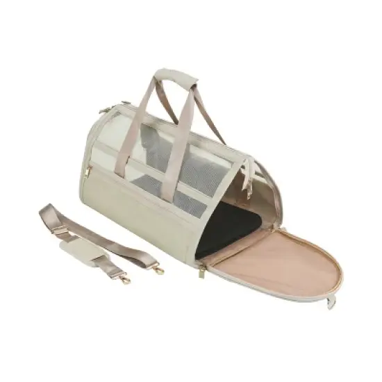Scout 19'' Dog & Cat Carrier Bag Beige image {2}