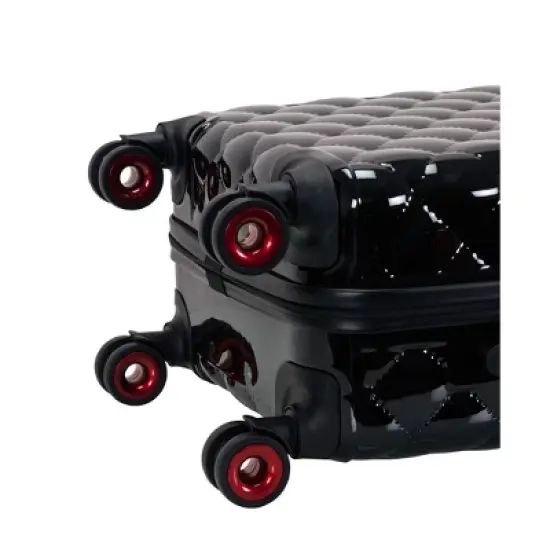 Rockland Quilt 3pc Hardside Polycarbonate Luggage Set - Black image {6}