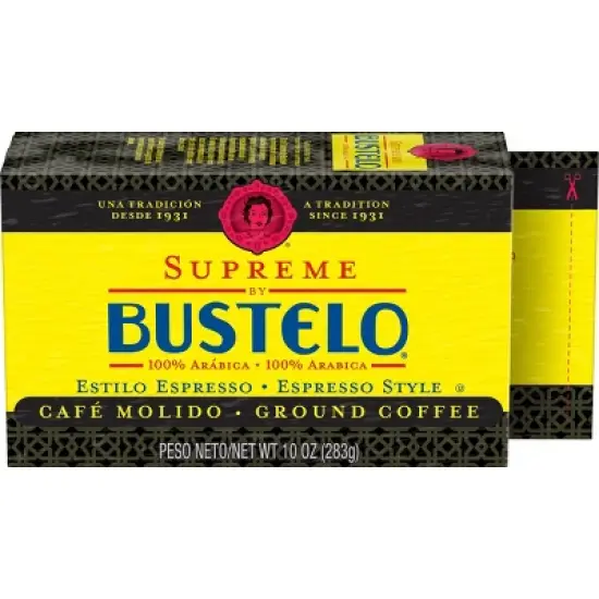 Caf&eacute; Bustelo Supreme Espresso-Style Medium Dark Roast Ground Coffee - 10oz image {5}
