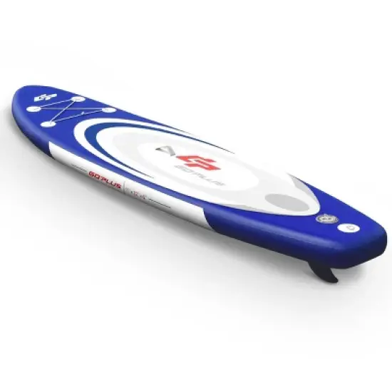 Costway 11' Inflatable Stand up Paddle Board Surfboard SUP W/ Bag Adjustable Paddle Fin image {6}