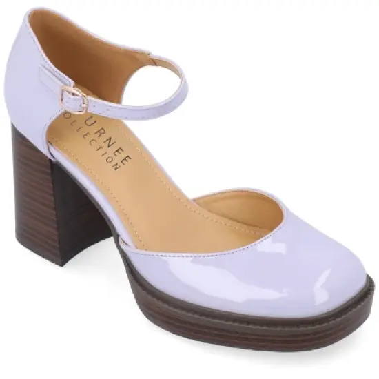 Journee Collection Womens Sophilynn Tru Comfort Foam Mid Heel Square Toe Pumps image {11}