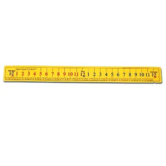 Learning Advantage Student Elapsed Time Ruler, Pack of 12 image {2}