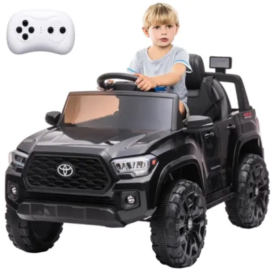 Officially Licensed Toyota Tacoma 12V Kids Ride On Car, Kids Electric Vehicles with Parent Remote Control image {7}