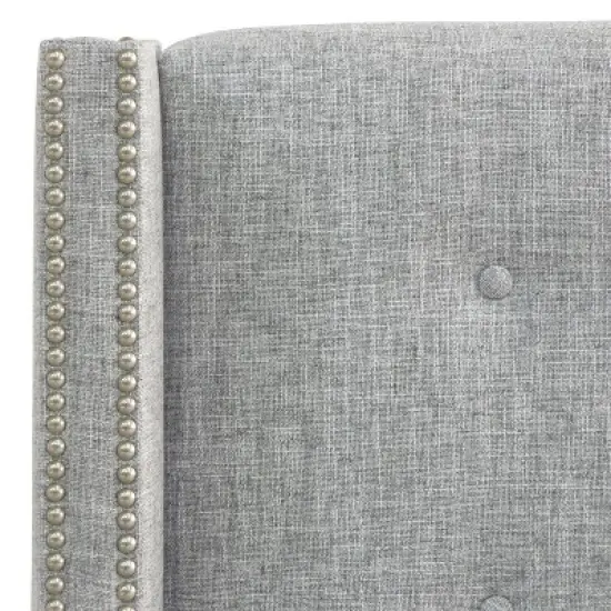 Nail Button Tufted Wingback Bed - Skyline Furniture image {2}