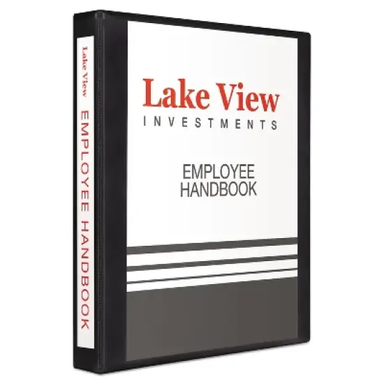 Avery Heavy-Duty View Binder w/Locking 1-Touch EZD Rings 1" Cap Black 79699 image {6}