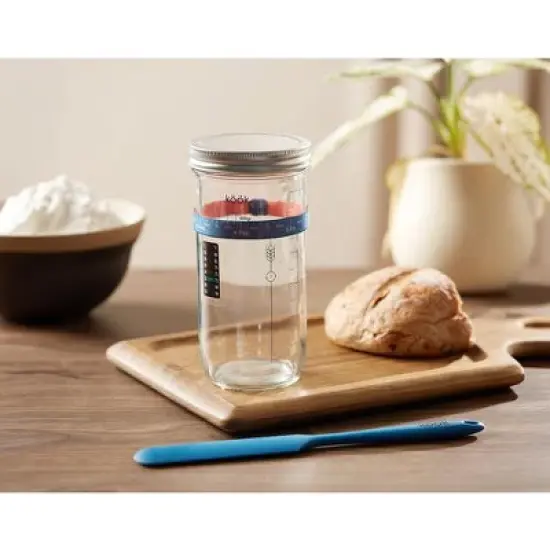 Kook Sourdough Starter Kit, with Glass Levain Jar image {1}