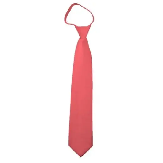 Men's Solid Color Zipper Neckties image {8}