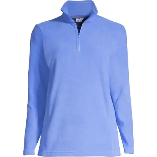 Lands' End Women's Fleece Quarter Zip Pullover image {9}
