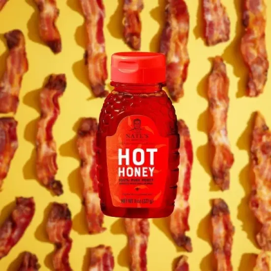 Nature Nate's Hot Honey with Chili Pepper - 8oz image {3}