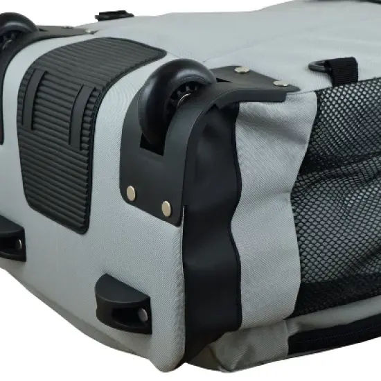 NBA&reg; Mojo Premium Wheeled Backpack - Gray image {3}