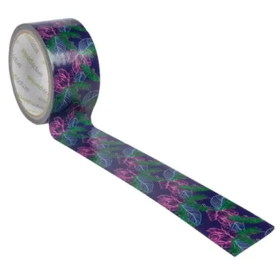 Simply Genius Simply Genius (Single Roll) Patterned Duct Tape Roll Craft Supplies For Kids Adults Colored Duct Tape Colors, Night Flow image {2}