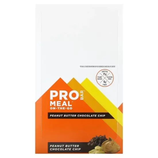 ProBar Meal On-The-Go, Peanut Butter Chocolate Chip, 12 Bars, 3 oz (85 g) Each image {3}