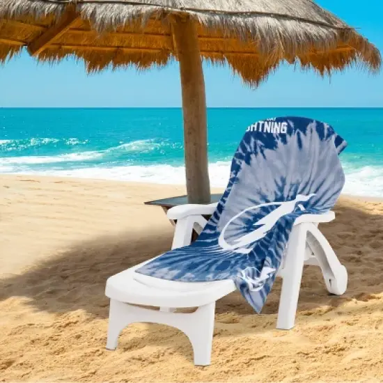 NHL Tampa Bay Lightning Pyschedelic Beach Towel image {1}