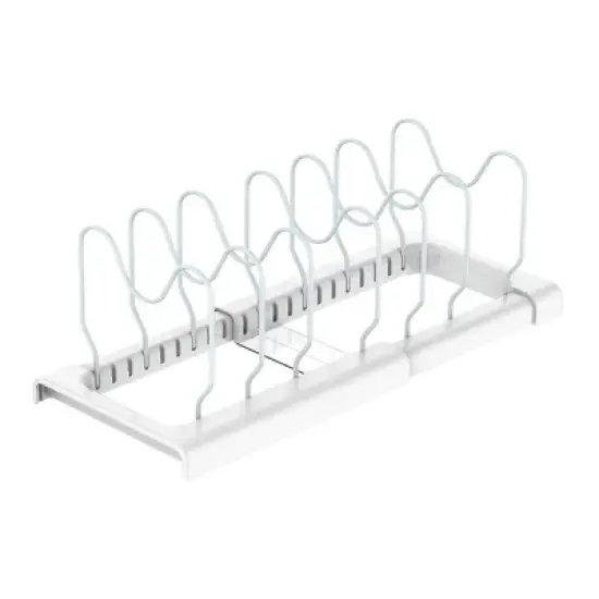 Better Houseware White-Coated-Steel Adjustable Cookware Rack image {8}