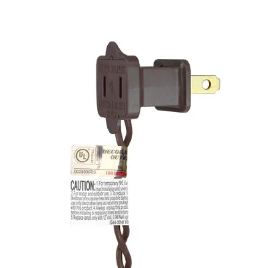 Northlight 10-Count Brown Tiki Mask Patio String Lights - 7.25 ft Brown Wire image {3}