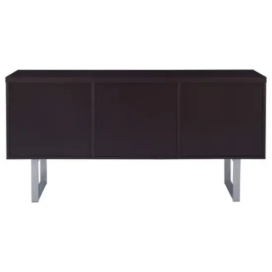 Lawtey 5 Drawer Credenza Cappuccino - Coaster image {6}