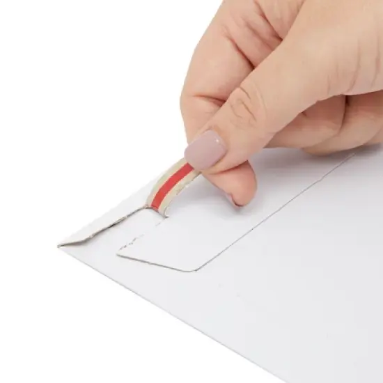 Juvale 25 Pack Stay Flat Rigid Mailers 9x12 with Self Adhesive Seal, Bulk White Cardboard Envelopes for Shipping Photo, Magazines, Comic Books image {3}