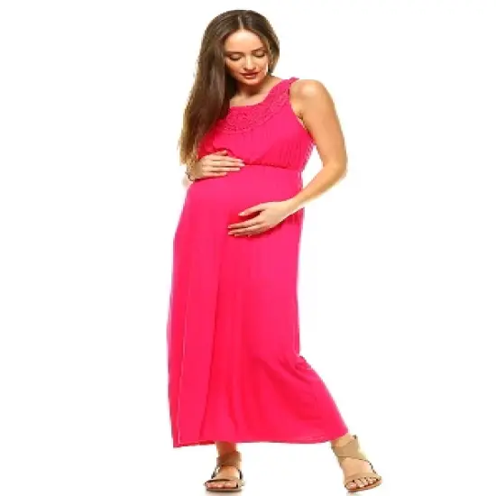 Maternity Kadyn Maxi Dress - White Mark image {9}