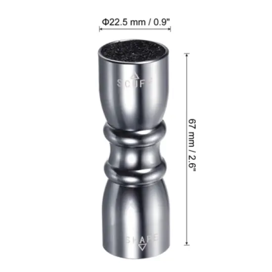 Unique Bargains Snooker Pool Cue Tip Tool Billiard Stick Tip Repair Accessories Scuffer Shaper Aerator image {1}