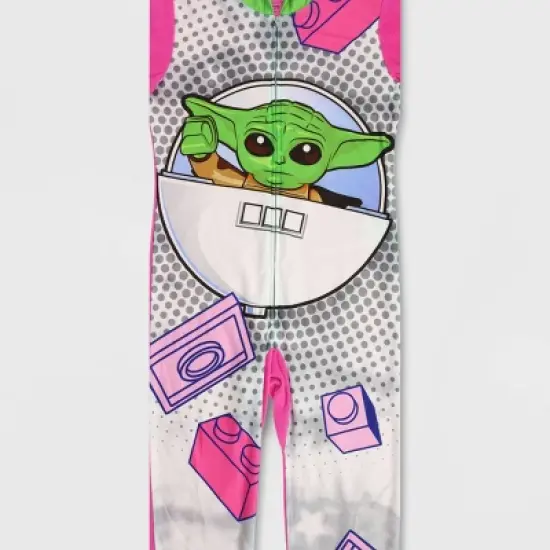 Girls' LEGO Star Wars: The Mandalorian The Child Costume Union Suit - Pink image {2}