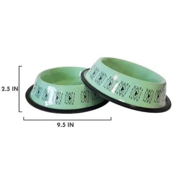 American Pet Supplies Eco-friendly Non Skid Stainless Steel Dog Bowl image {2}